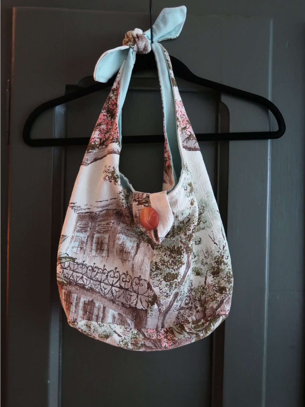 Handmade Bag with vintage fabric